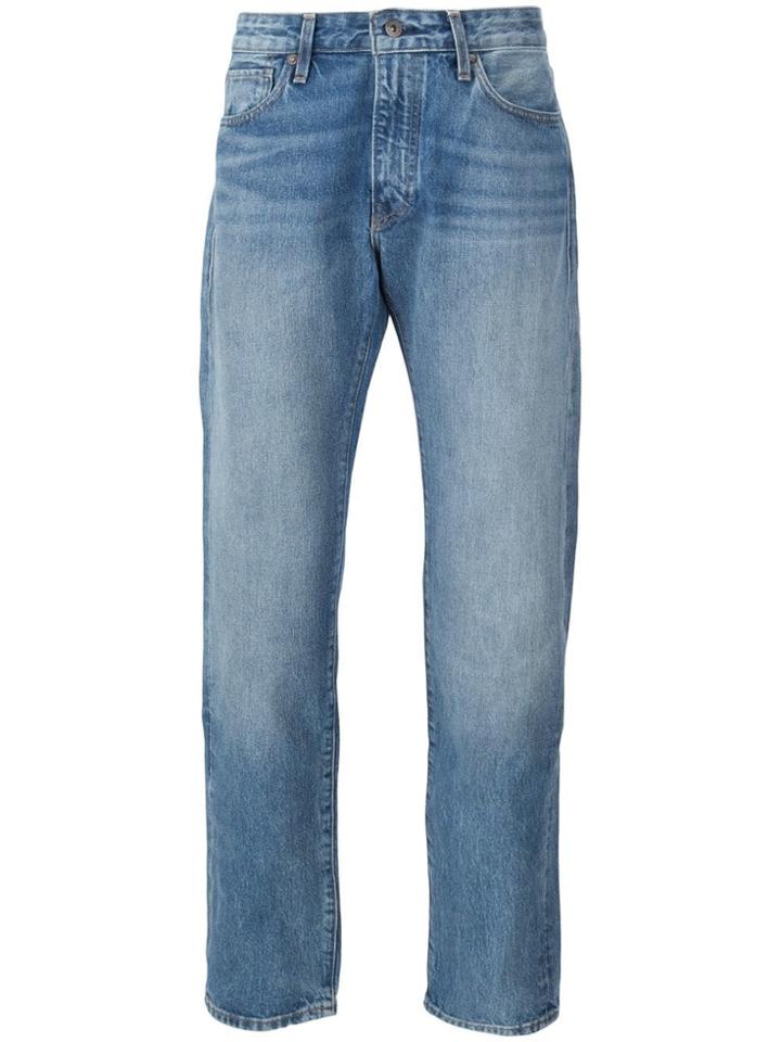 Levi's: Made & Crafted Straight Leg Jeans - Blue