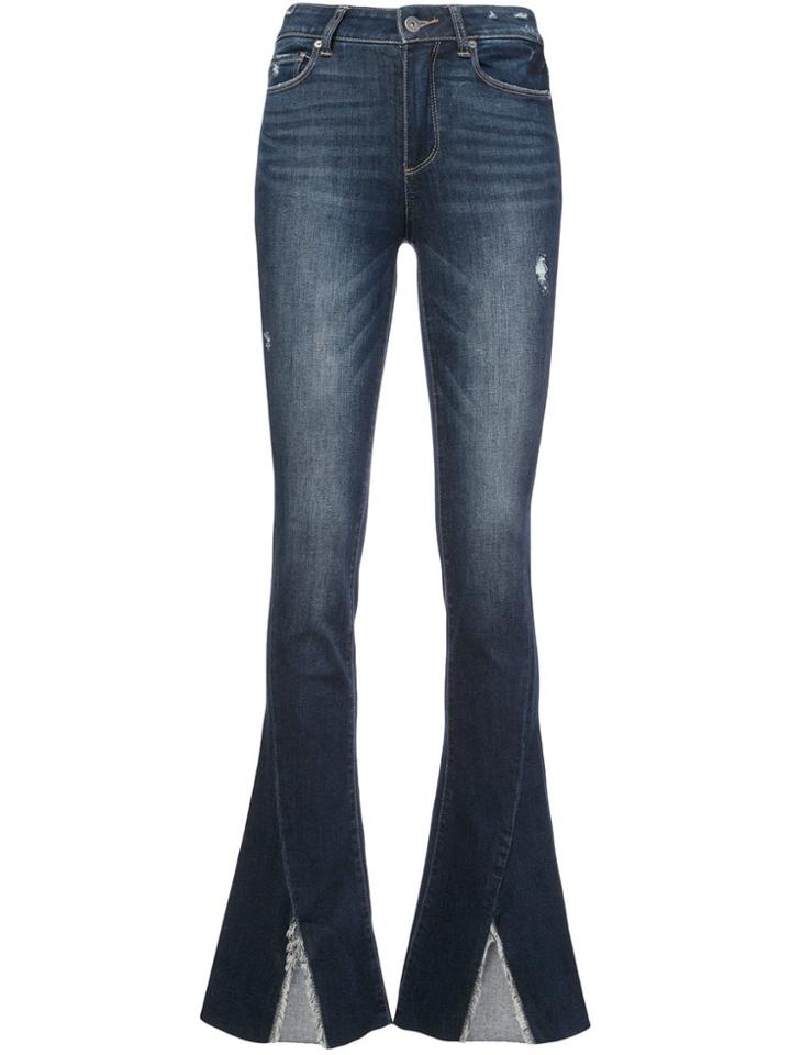Paige Lou Lou Flared Jeans - Blue