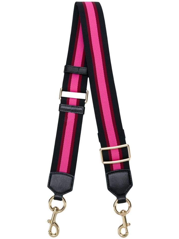 Marc Jacobs Sport Stripe Bag Strap - Pink & Purple