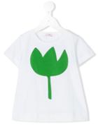 Il Gufo - Flower Print T-shirt - Kids - Cotton/spandex/elastane - 2 Yrs, Toddler Girl's, White
