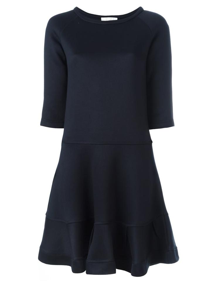 Chloé Fluted Hem Dress