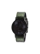 South Lane 'avant Diffuse Ostrich' Watch - Green