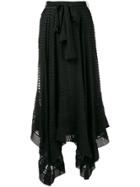 Zimmermann Asymmetric Maxi Skirt - Black