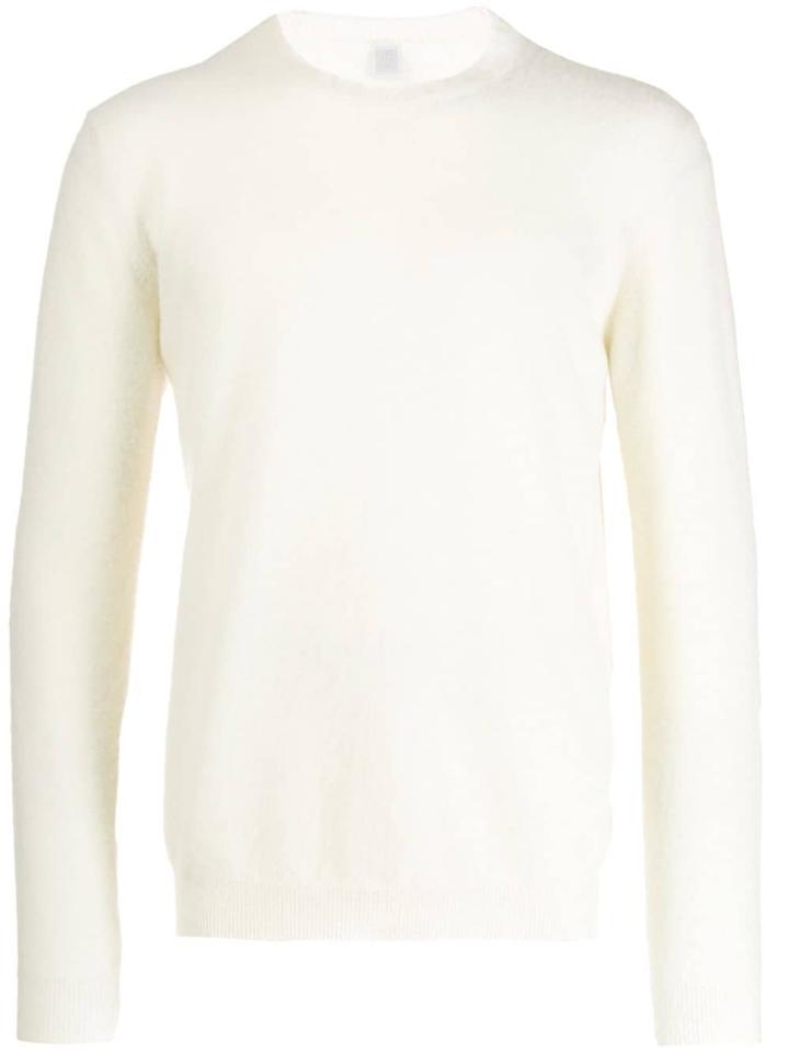 Eleventy Classic Slim-fit Sweater - White