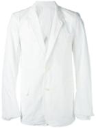 Takahiromiyashita The Soloist - Wardrobe Narrow Lapel Jacket - Men - Cotton - S, White, Cotton