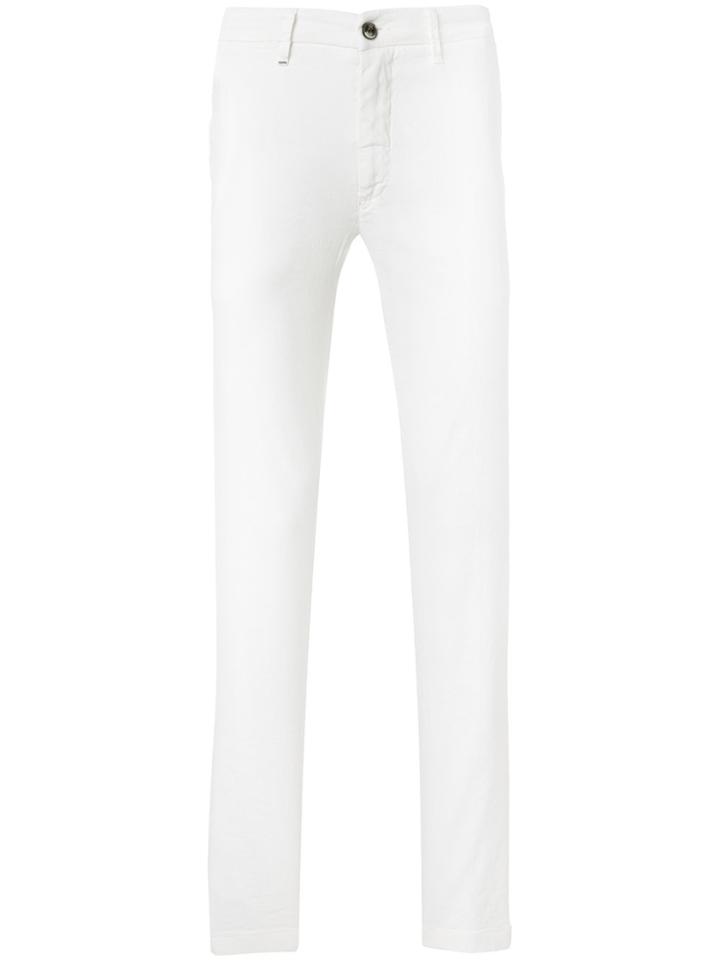 Re-hash Slim Fit Trousers - White