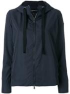 Emporio Armani Cropped Rain Jacket - Blue