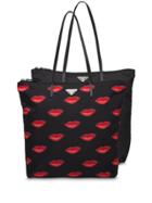 Prada Twin Bag Tote Set - Black