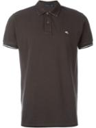 Etro Logo Embroidered Polo Shirt, Men's, Size: Xl, Brown, Cotton
