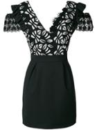 Pinko Embroidered Top Dress - Black