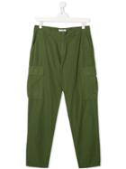Dondup Kids Cargo Trousers - Green