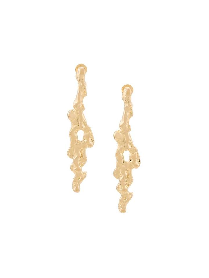 Jennifer Fisher 'molten Drop' Earring, Women's, Metallic