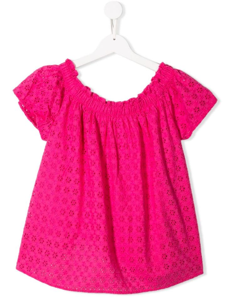 Ralph Lauren Kids Eyelet Top - Pink