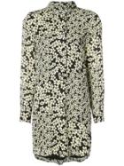 Equipment Floral Print Shirt Dress - Black