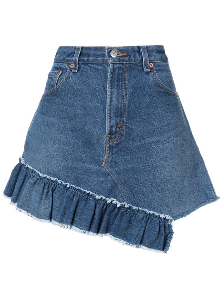 Icons Reconstructed Levi's 501 Skirt - Blue