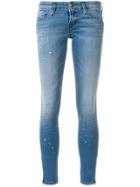 Diesel Skinzee-low-zip 084px Jeans - Blue