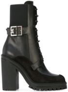Givenchy High-heel Combat Boots - Black
