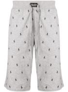 Polo Ralph Lauren All Over Logo Shorts - Grey