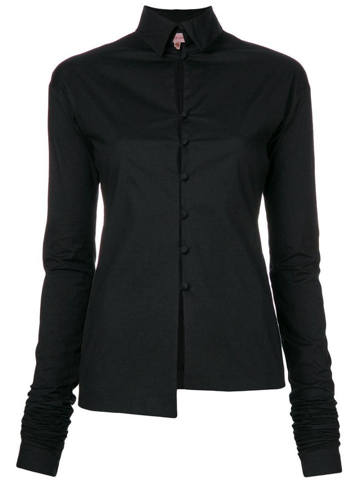 Romeo Gigli Pre-owned Elongated Sleeves Shirt - Black