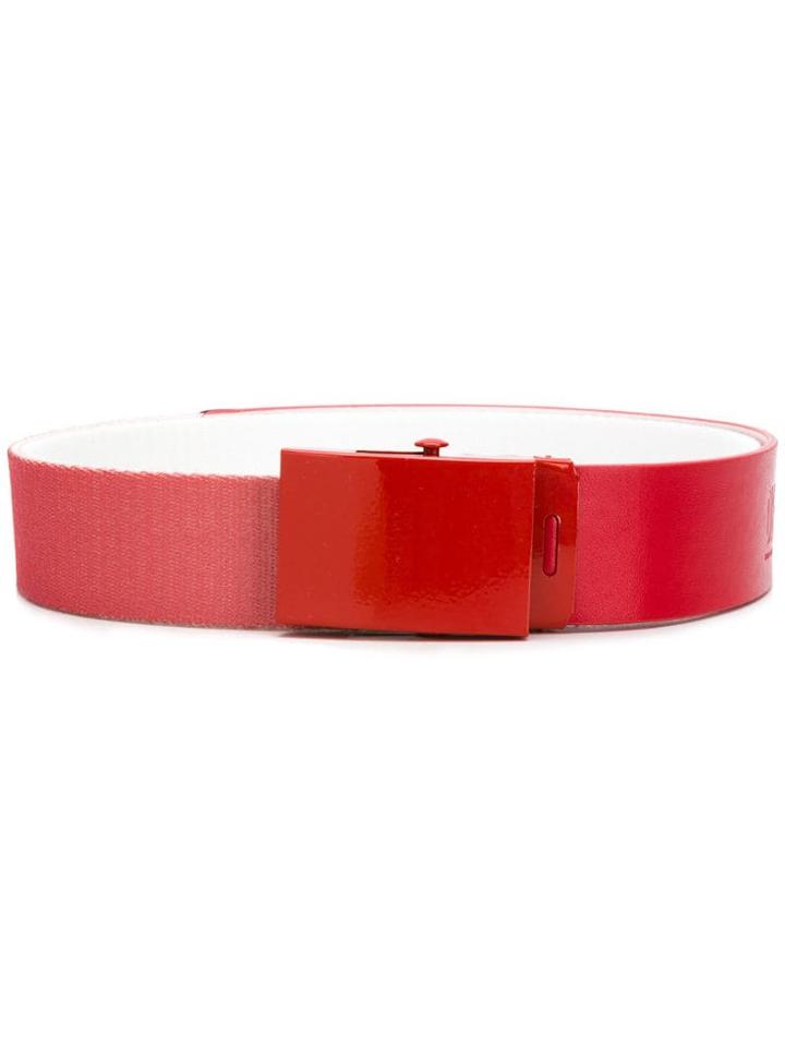 Diesel Red Tag Adjustable Ombré Belt