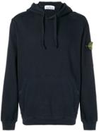 Stone Island Jersey Plain Hoodie - Blue