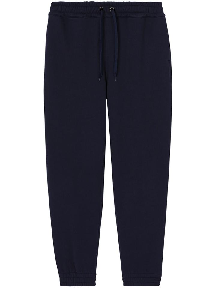 Burberry Logo Appliqué Joggers - Blue
