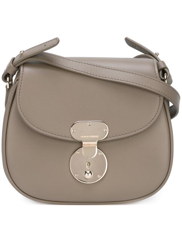 Giorgio Armani Small 'obo' Crossbody Bag, Women's, Nude/neutrals