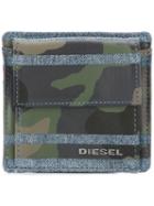 Diesel Camouflage Print Wallet