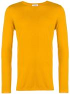 Laneus Fine Knit Sweater - Yellow & Orange