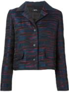 Jil Sander Navy Jacquard Jacket