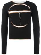 Telfar Paneled Sweatshirt, Men's, Size: Small, Black, Cotton