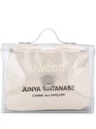 Junya Watanabe Logo Print Messenger Bag - White