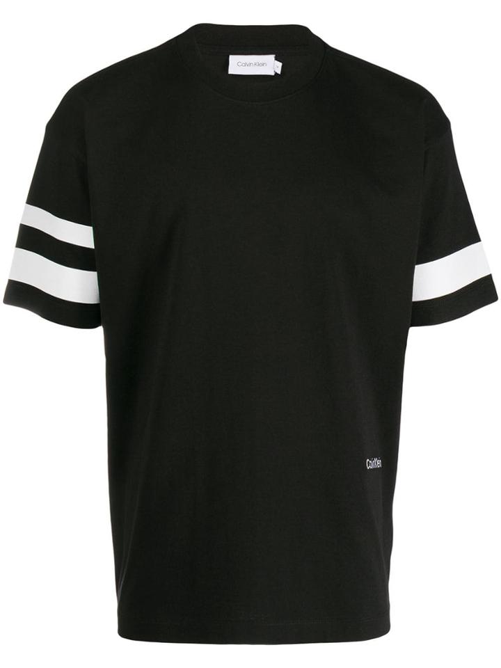 Calvin Klein Stripe Trim T-shirt - Black