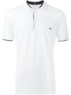 Fay Logo Polo Shirt, Men's, Size: S, White, Cotton/spandex/elastane