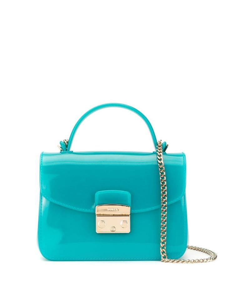 Furla Push Lock Handbag - Blue