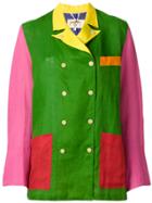 Jc De Castelbajac Vintage Colour Block Jacket - Multicolour