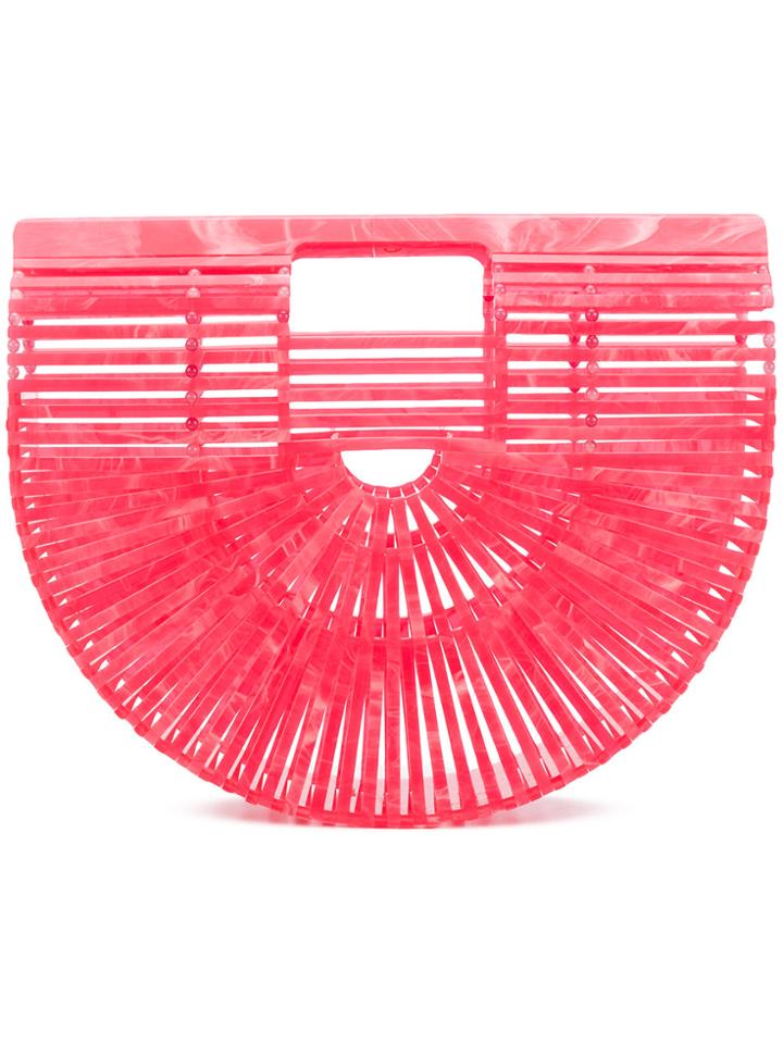 Cult Gaia Basket Bag - Pink & Purple