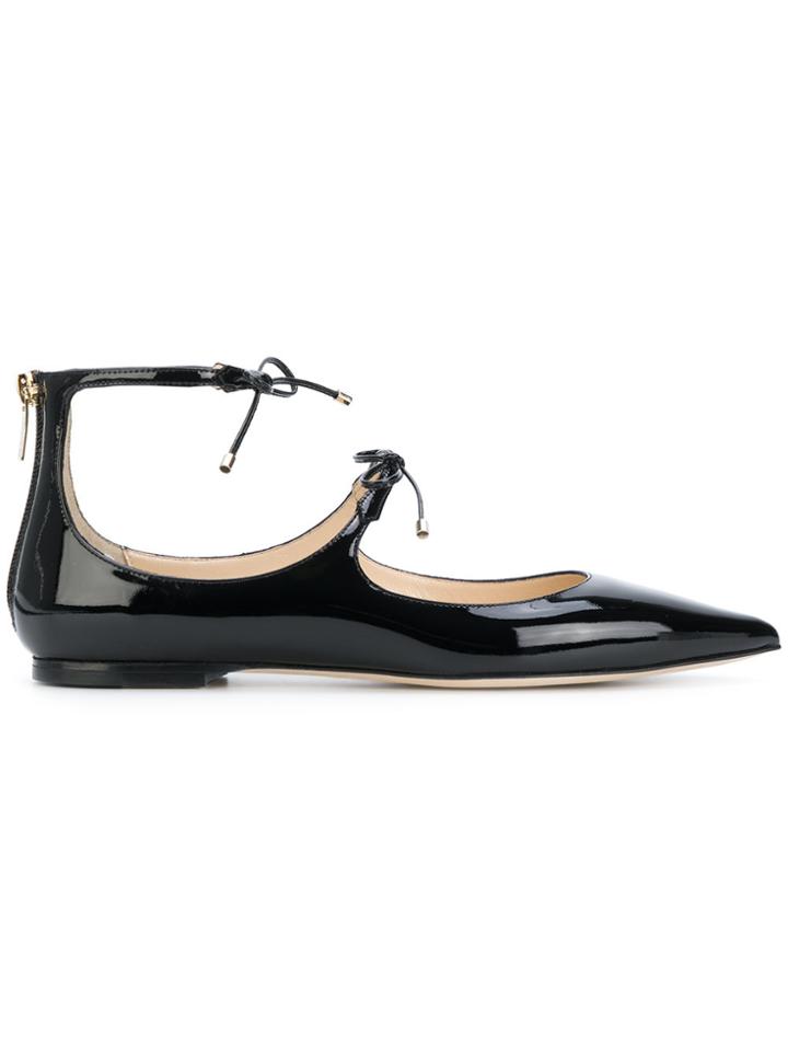 Jimmy Choo Sage Ballerinas - Black
