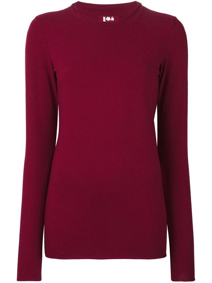 Labo Art 'basica' Jumper, Women's, Size: 2, Red, Cotton/spandex/elastane/cashmere