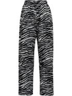 Prada Tiger Striped Trousers - Grey