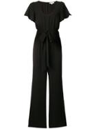 Michael Michael Kors Short Sleeved Jumpsuit - Black