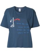 Puma Logo Print T-shirt - Blue