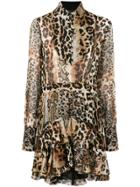 Just Cavalli Leopard Print Dress - Multicolour