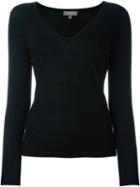 N.peal - Cashmere Superfine V-neck Sweater - Women - Cashmere - L, Black, Cashmere