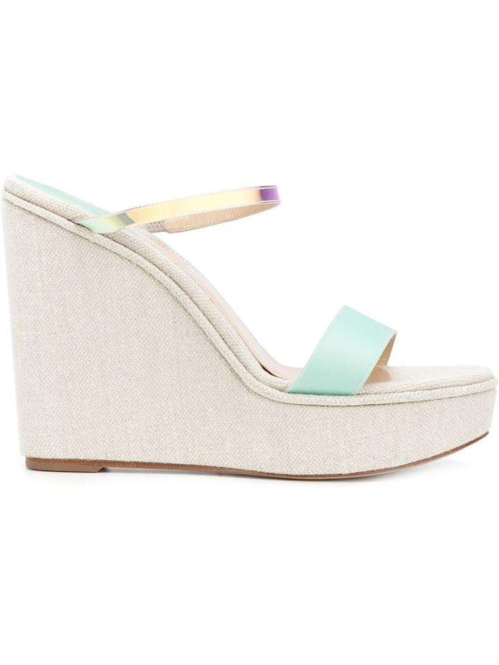 Rosie Assoulin X Paul Andrew Wedge Sandals