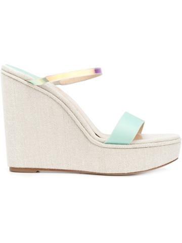 Rosie Assoulin X Paul Andrew Wedge Sandals