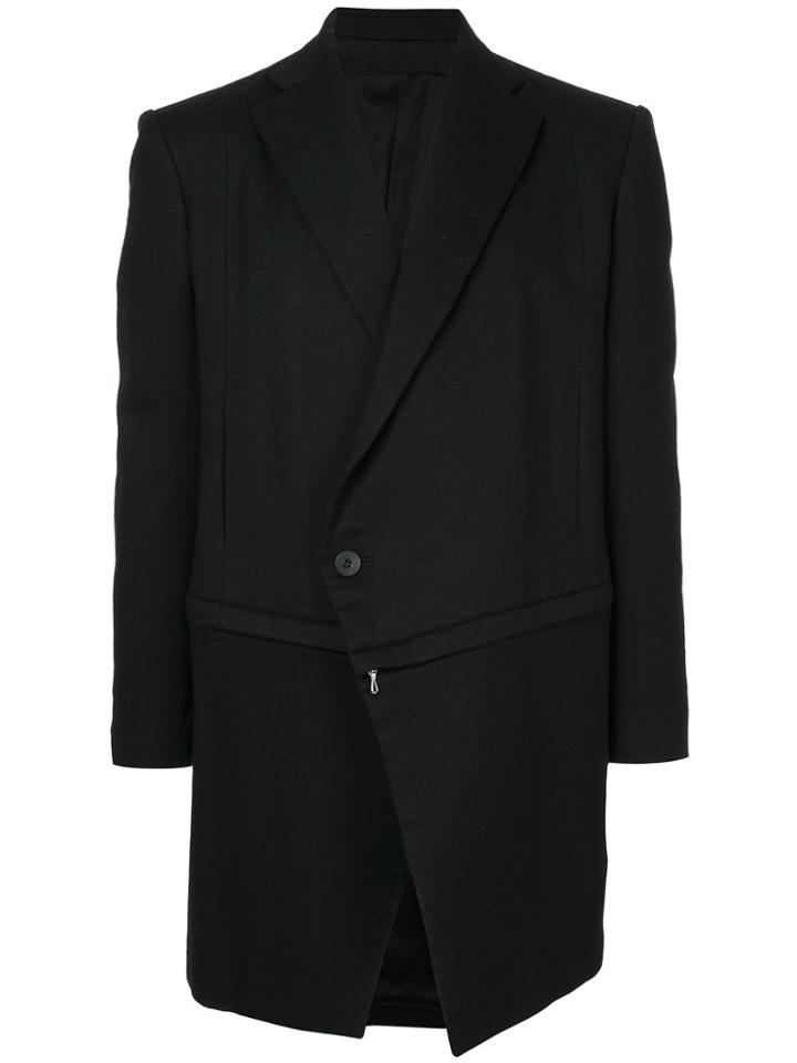 Julius Tailored Fitted Blazer - Black