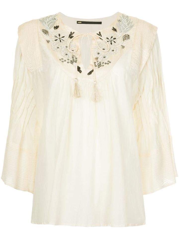 Muller Of Yoshiokubo Embroidery Blouse - White