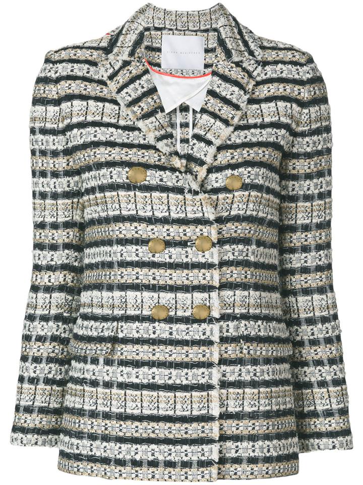 Giada Benincasa Tweed Blazer - Black