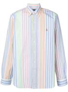 Polo Ralph Lauren Colour-block Striped Shirt - Blue
